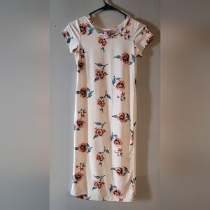 2 Tween White & Floral Kids Dress